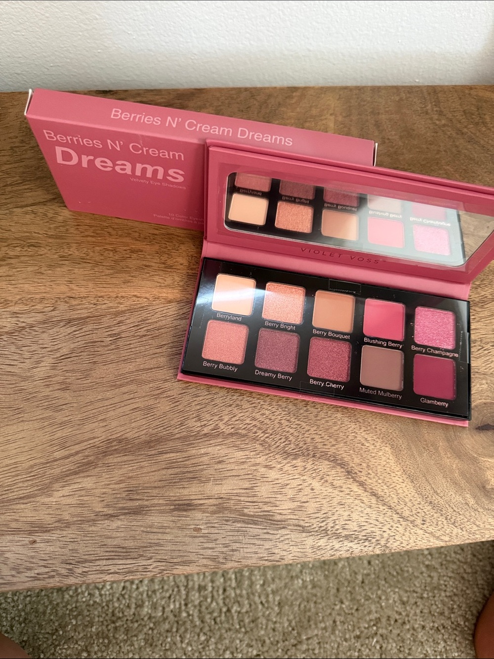 Violet Voss Berries N' Cream Dreams Pink and Berry Eyeshadow Palette